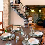 Semesterbostad Espacioso Pajar Con Chimenea Y Bbq En El Matarrana
