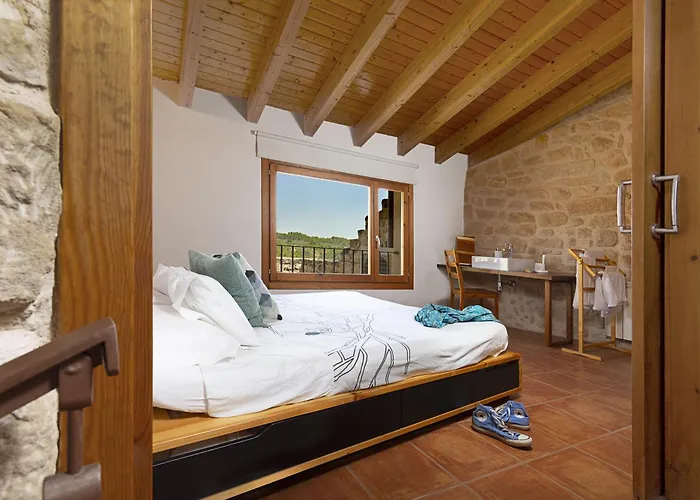 Casa de Férias Espacioso Pajar Con Chimenea Y Bbq En El Matarrana